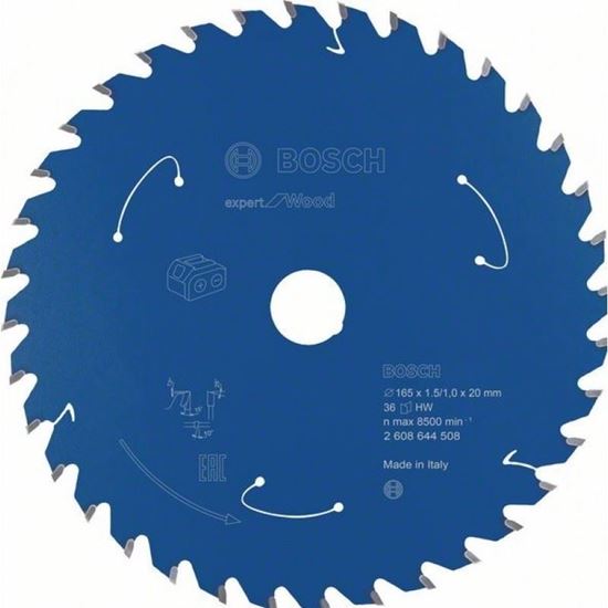 Снимка на Диск за циркуляр EXPERT for wood 165x1.5/1x20x36 T, 2608644508, Bosch