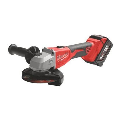 Снимка на Акумулаторен ъглошлайф MILWAUKEE 125 mm M18BLSAG125X-402X, 2Батерии x 4Ah, Куфар, Зарядно, 4933492644