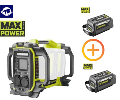 Снимка на Акумулаторен инверторен генератор RYOBI RY36BI1800A-0 SOLO, 36V, 1800W, 5133004942 + 2 * Акумулаторна батерия RY36B80B, 36V, 8 AH, 5133005911