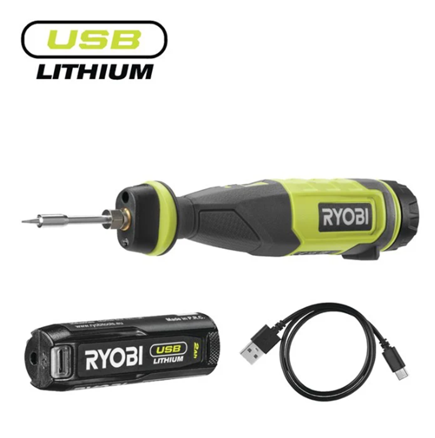 Снимка на Акумулаторен поялник RYOBI RSI4-120G,1x 4V 2.0Ah,5133006146