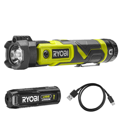 Снимка на Акумулаторен въртящ се фенер RYOBI RLP4-120G,1x 4V 2.0Ah,5133006131