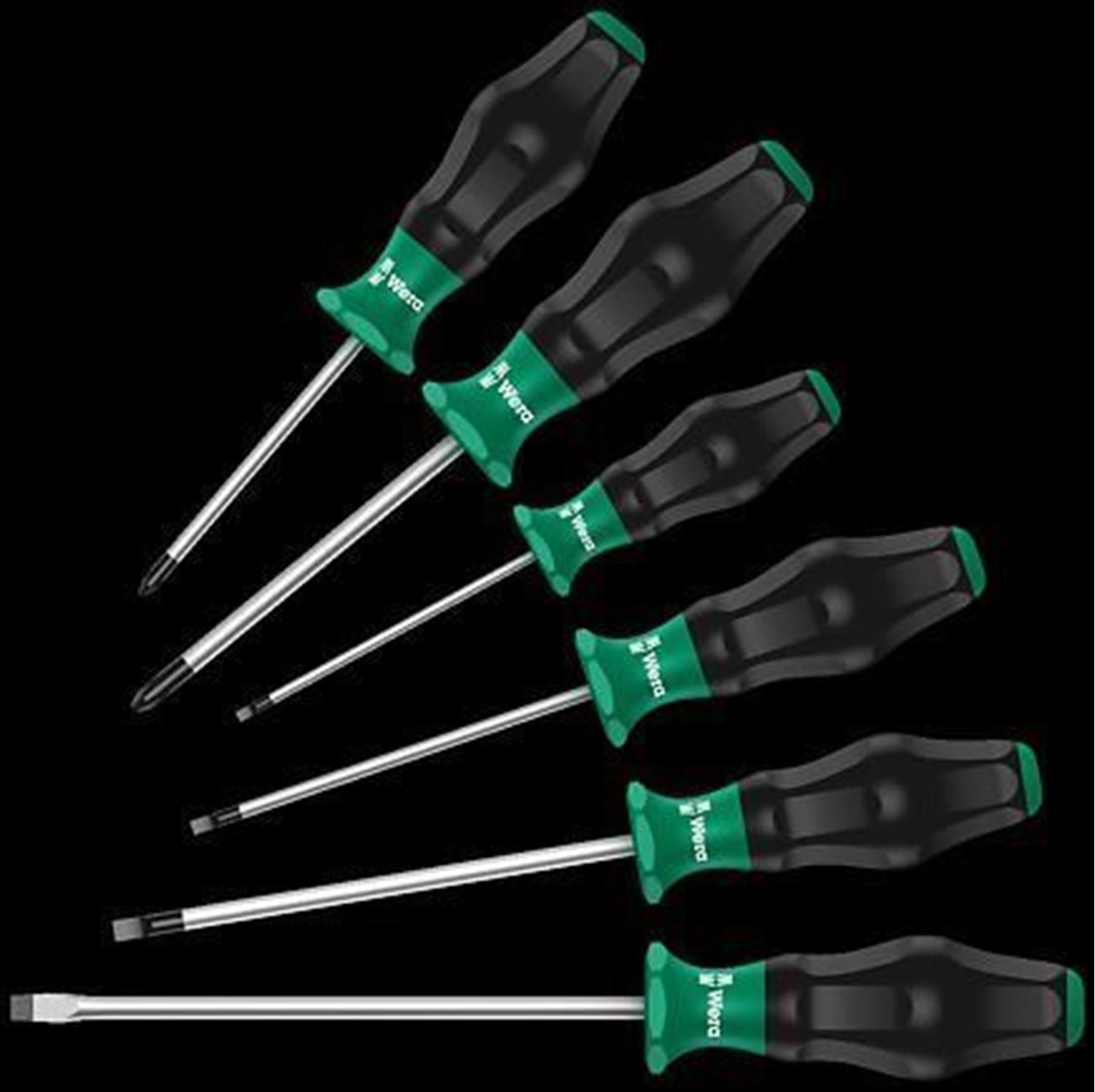 Снимка на Отвертки WERA 1334/6 Screwdriver set Kraftform Comfort;5031551001