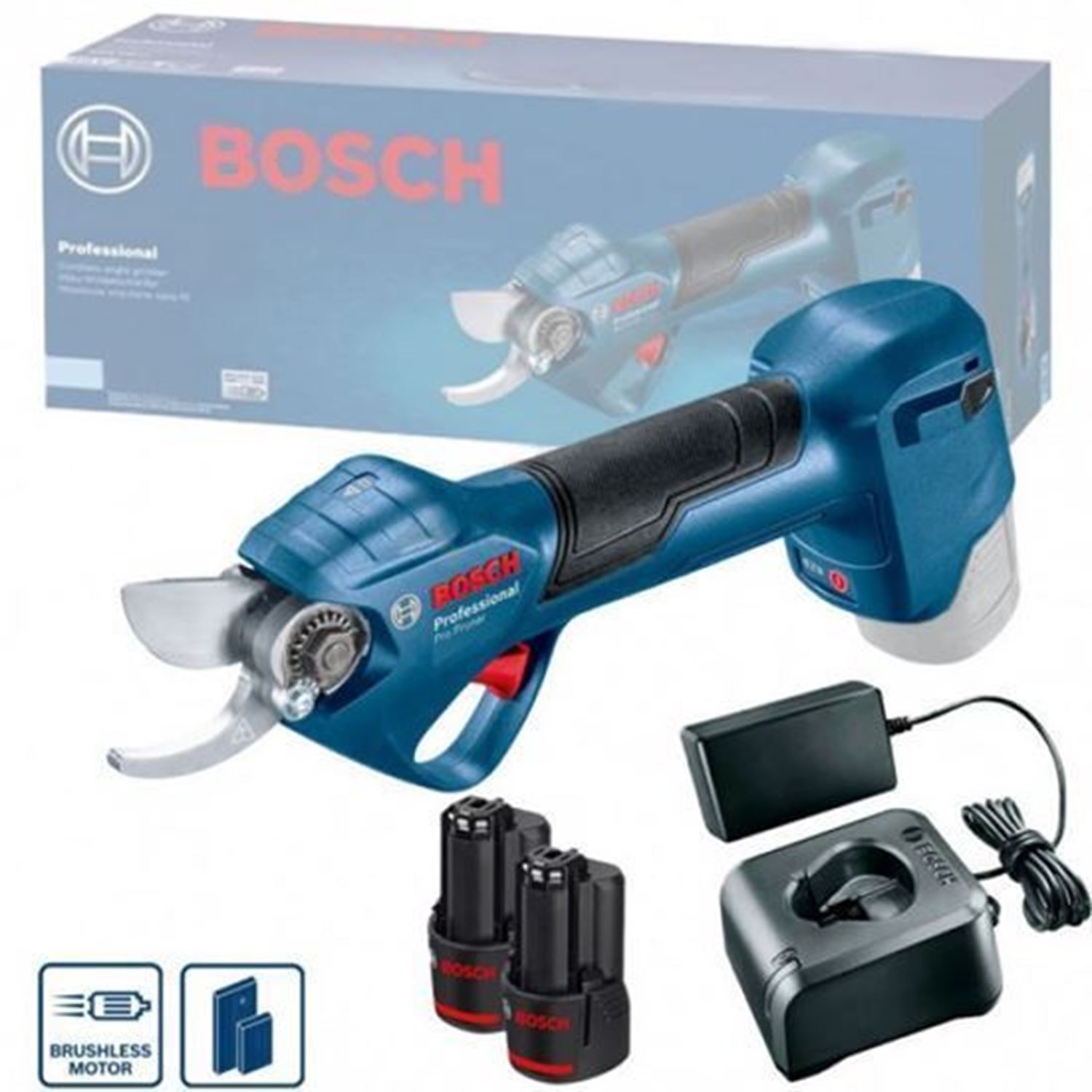 Снимка на Акумулаторна лозарска ножица BOSCH ProPruner,12V, Батерии 2X3Ah, 06019K1021