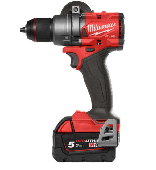 Снимка на Акумулаторен винтоверт MILWAUKEE M18FDD3-502X, 2 Батерии X 5Ah, 18V, Зарядно + Куфар, 4933479863