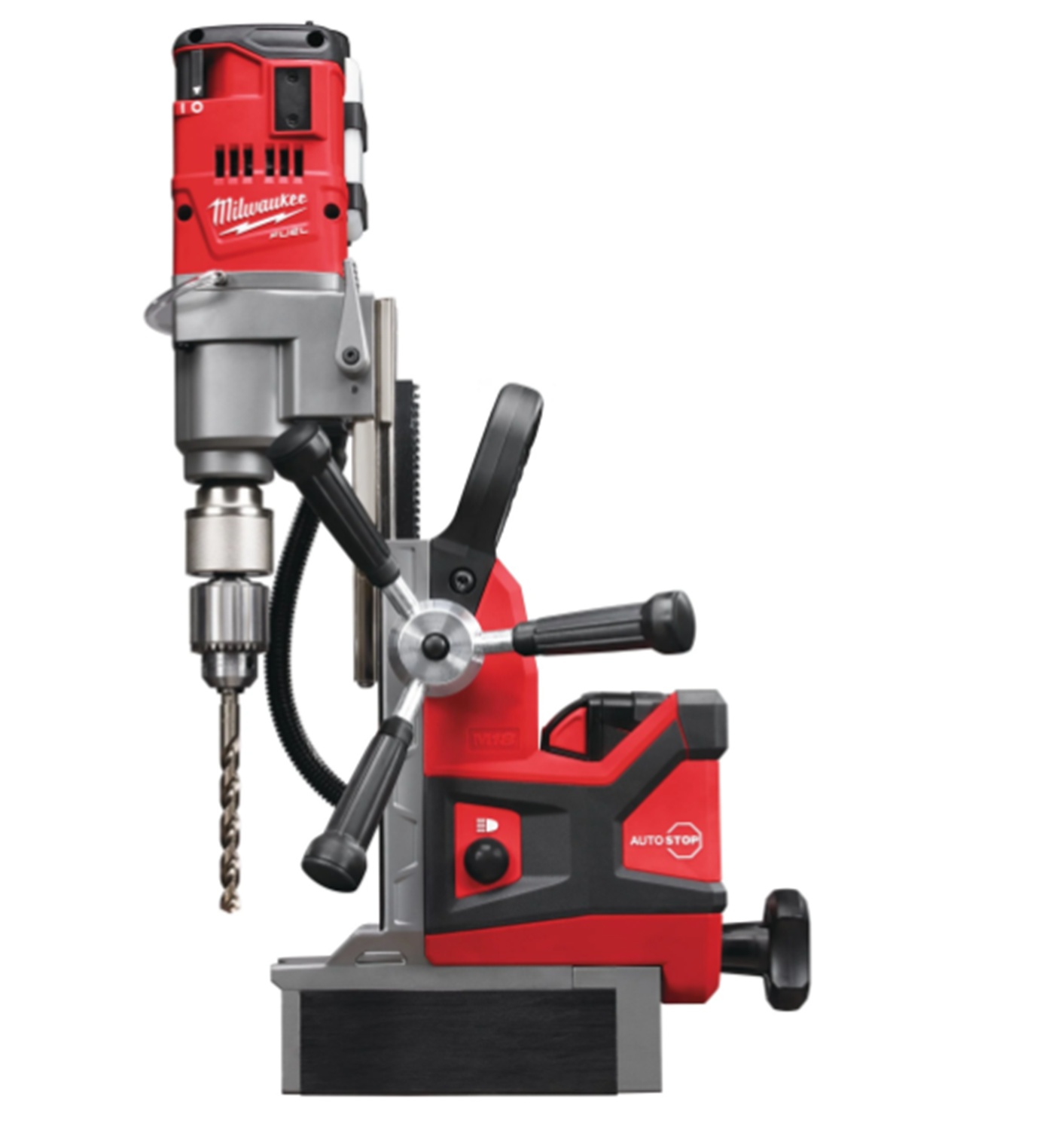 Снимка на Акумулаторна магнитна бормашина MILWAUKEE M18 FMDP-502C, 2 Батерии X 5Ah, 18V, Зарядно + Куфар, 4933451012