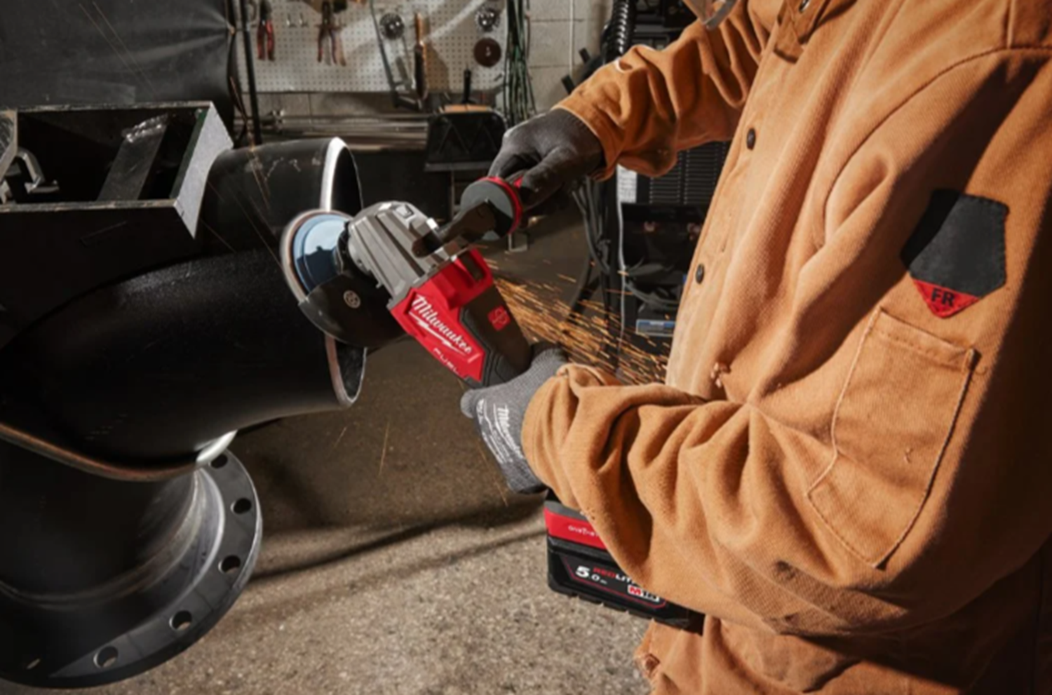 Снимка на Акумулаторен ъглошлайф MILWAUKEE M18FSAGSVO125X-0X, 125мм, SOLO, Куфар, 4933493552 