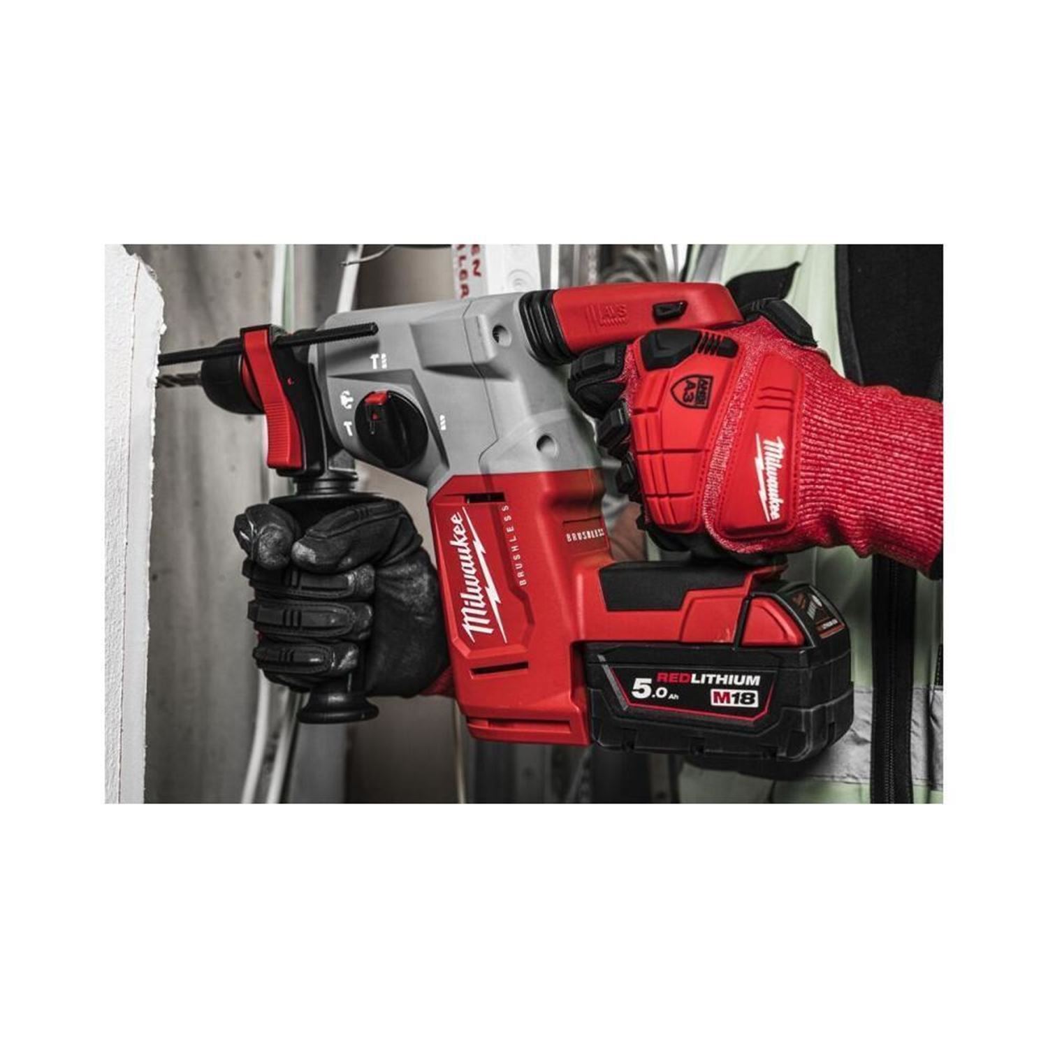 Снимка на Акумулаторен перфоратор SDS-PLUS M18BLHX-0, 18V, 2.3 J, 4933478891, Milwaukee 