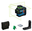 Снимка на Линеен лазер BOSCH GLL 80-33G, ЗЕЛЕН ЛЪЧ, стойка LB 10, 0601065500